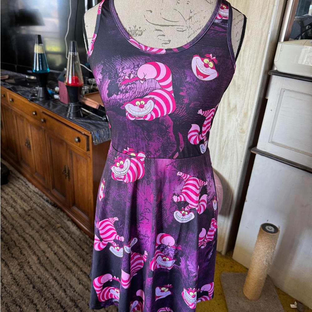Cheshire Cat Sleeveless Skater Dress